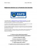 Règlement Général sur la Protection des Données