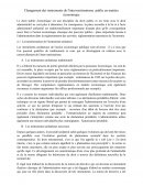 Changement des instruments de l'interventionnisme public en matière économique