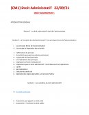 Cours droit administratif