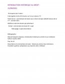 Introduction historique au droit