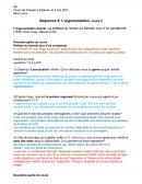 L’argumentation directe: La préface du roman Le Dernier Jour d’un condamné (1832) Victor Hugo