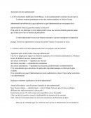 Fiche droit administratif