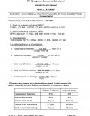 DOSSIER 1 : ANALYSE DE LA SITUATION FINANCIERE ET CHOIX D’UNE OFFRE DE FINANCEMENT