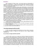 Dissertation sur la distinction SPA/SPIC