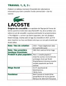 PowerPoint étude d'entreprise Lacoste