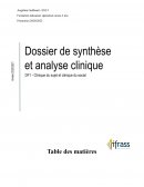 Dossier clinique DF1 Educateur spécialisé