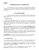 MÉTHODOLOGIE DE LA DISSERTATION