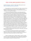 Synthèse relations sino-américaines / sino-russes