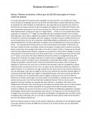 Ecriture d'invention racisme