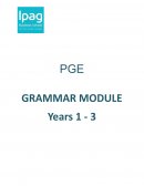 Grammaire anglaise