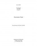 L’être Humain Dissertation Finale