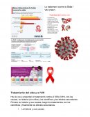 Projet infographie médicale Le traitement contre le Sida / VIH (1987)