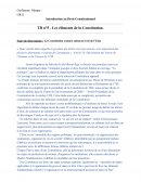 Droit constitutionnel - La Constitution est un substrat écrit de l'Etat