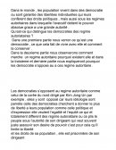 Hggsp Qu’est-ce qui distingue les démocraties des régime autoritaires ?