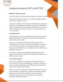 Bilan campement nomade