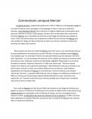 Commentaire composé Mercier