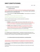 CM Droit constitutionnel