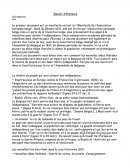 Europe 1814 Manifeste de l’Association nationale belge