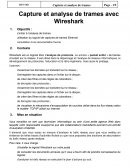 Routage : Capture et analyse de trames avec Wireshark