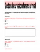 Questionnaire pour des agents d'entretien