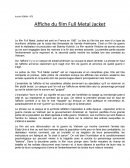 Description d'affiche Full Metal Jacket