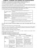 Analyser un processus de communication interpersonnelle