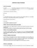 Contrat de sous-traitance
