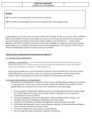 Définir ce qu’est un comportement et comment peut-on l’observer.