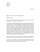 Lettre de motivation