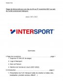 Stage de découverte 2021 Intersport