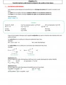 Transformations acide base et comparer des acides et des bases