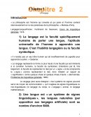 Cours sur le langage