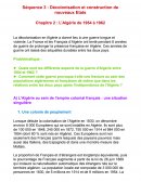 L'Algérie de 1954 à 1962 : Décolonisation et construction de nouveaux Etats