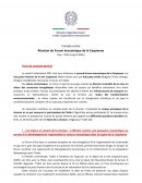 Situation fictive Italie invitée au Forum économique de la Caspienne