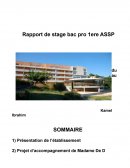 Rapport de stage : Prestations d'accueil hôtelier