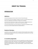 Le droit au travail / droit social