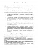 Gestion électronique des documents