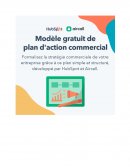 Modele plan action commerciale