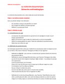 La démarche de qualité / Méthodologie