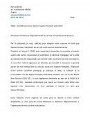 Lettre motivation sapeurs pompier volontaire