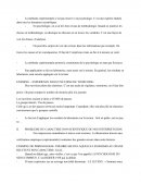 La méthode expérimentale