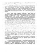 Comment s’expriment les inégalités de développement dans les pays du monde et quelles sont les solutions envisageables ?