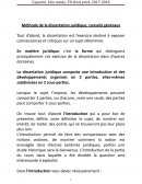 Méthode de la dissertation juridique, conseils généraux