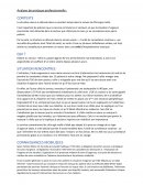 Analyse de pratique profesionnelles / Infirmière