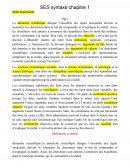 La démarche scientifique