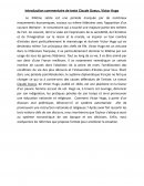 Introduction commentaire sur "Claude Gueux" de Victor Hugo