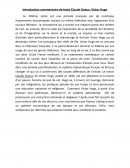 Introduction commentaire sur "Claude Gueux" de Victor Hugo