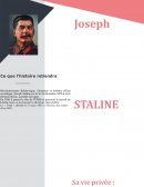 Biographie de Staline