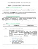Indicateurs de macroéconomie