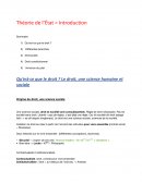 Cours droit constitutionnel / Théorie de l’État = Introduction